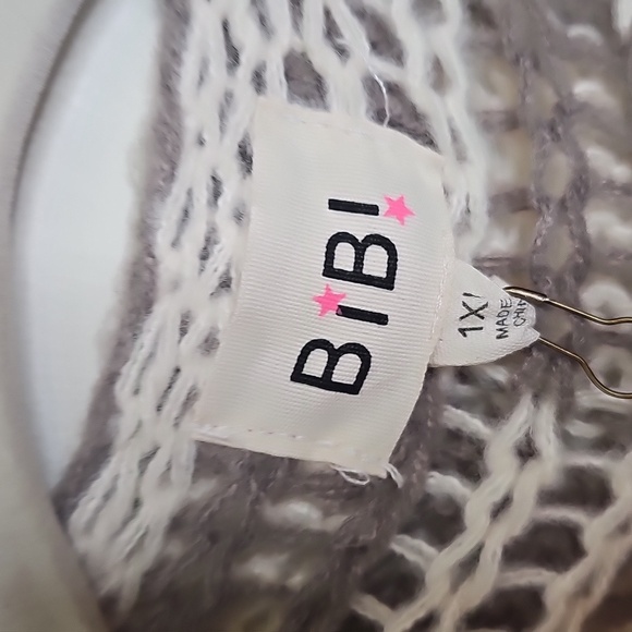 Bibi Boutique Oversized Plus Size Chunky Knit Open Faced Cardigan Sweater - Picture 6 of 9